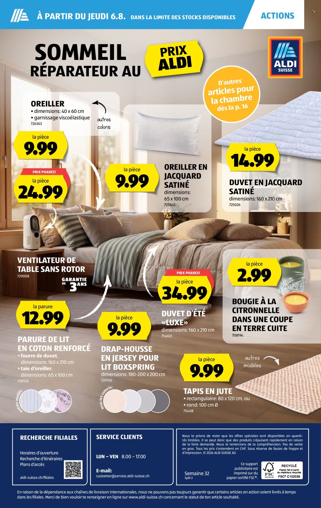 Catalogue Aldi - 6.8.2026 - 12.8.2026. Page 32. Page 32