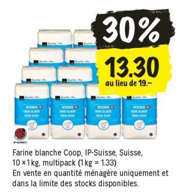 Farine blanche Coop