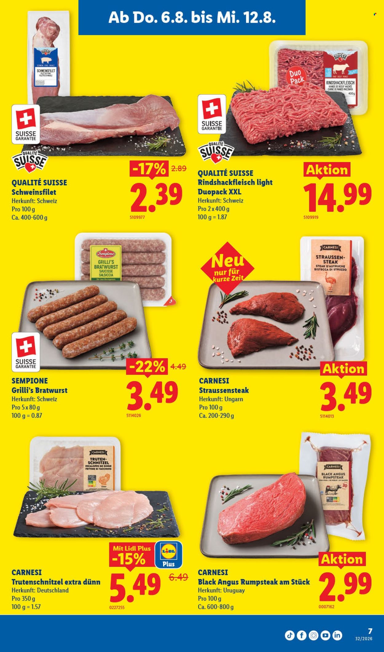 Catalogue Lidl - 6.8.2026 - 12.8.2026. Page 7. Page 7