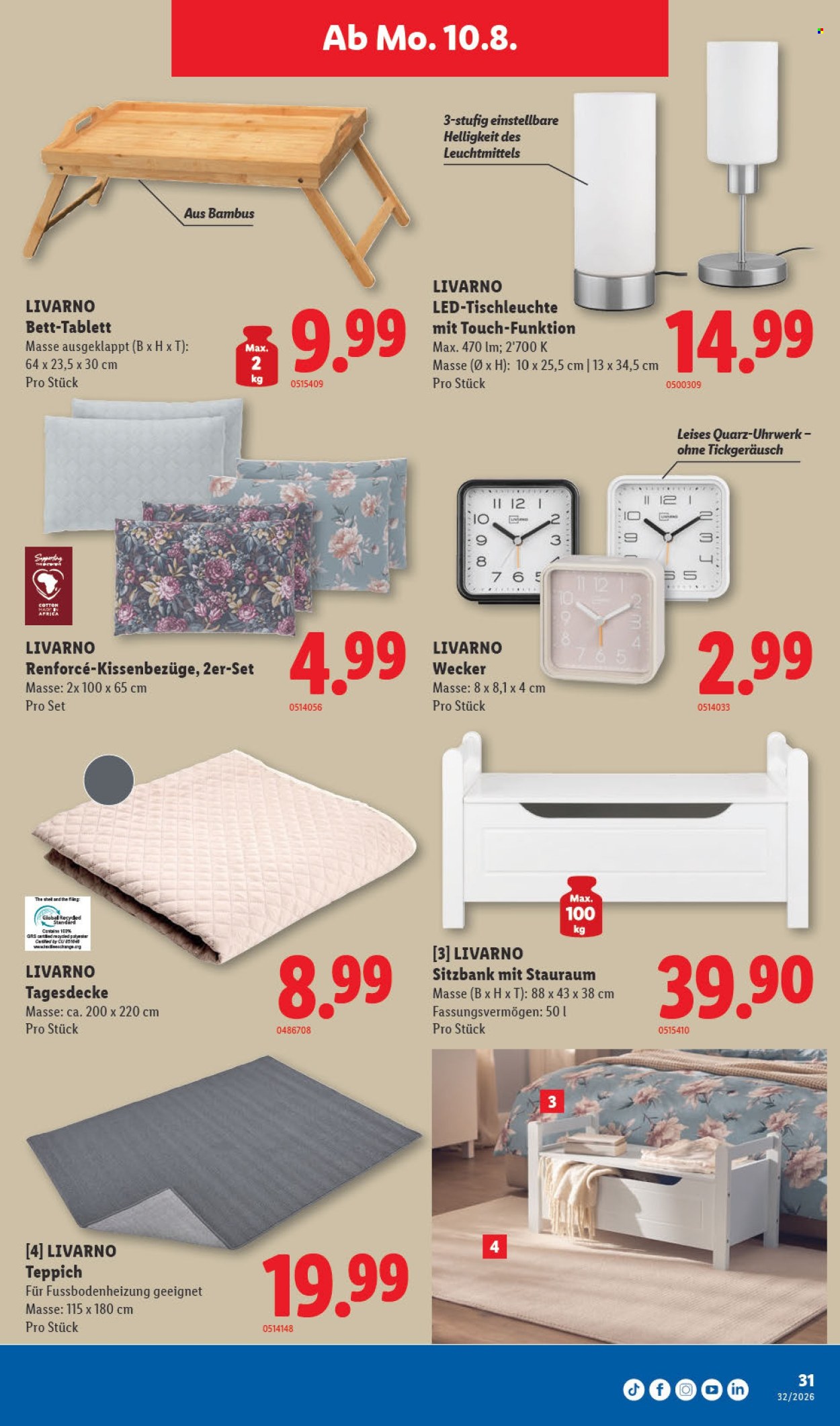 Catalogue Lidl - 6.8.2026 - 12.8.2026. Page 31. Page 31