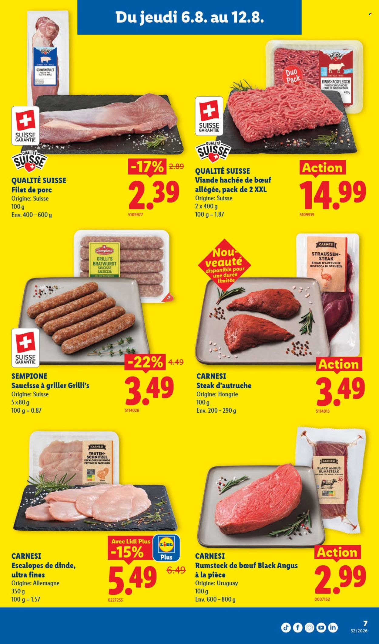 Catalogue Lidl - 6.8.2026 - 12.8.2026. Page 7. Page 7