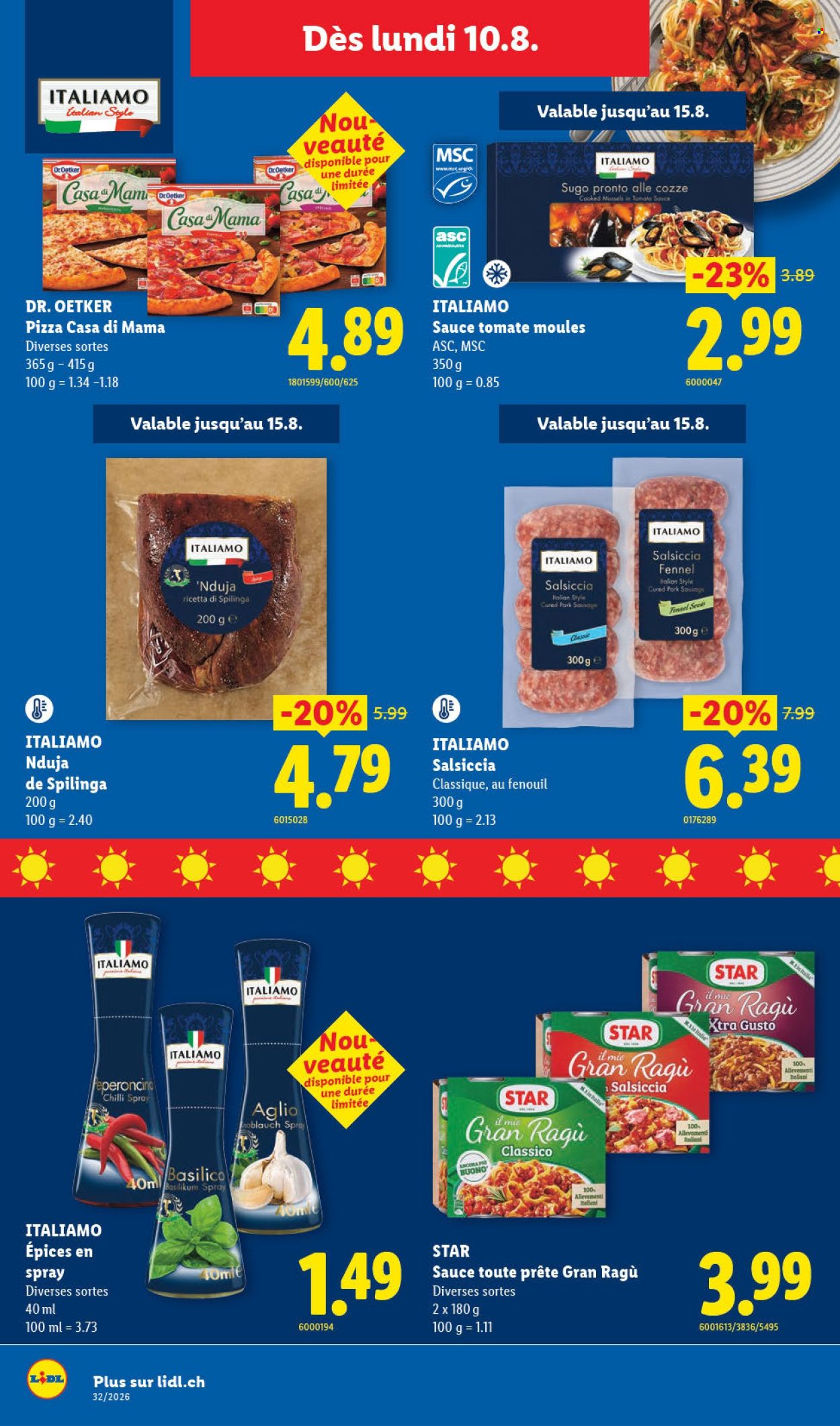 Catalogue Lidl - 6.8.2026 - 12.8.2026. Page 22. Page 22