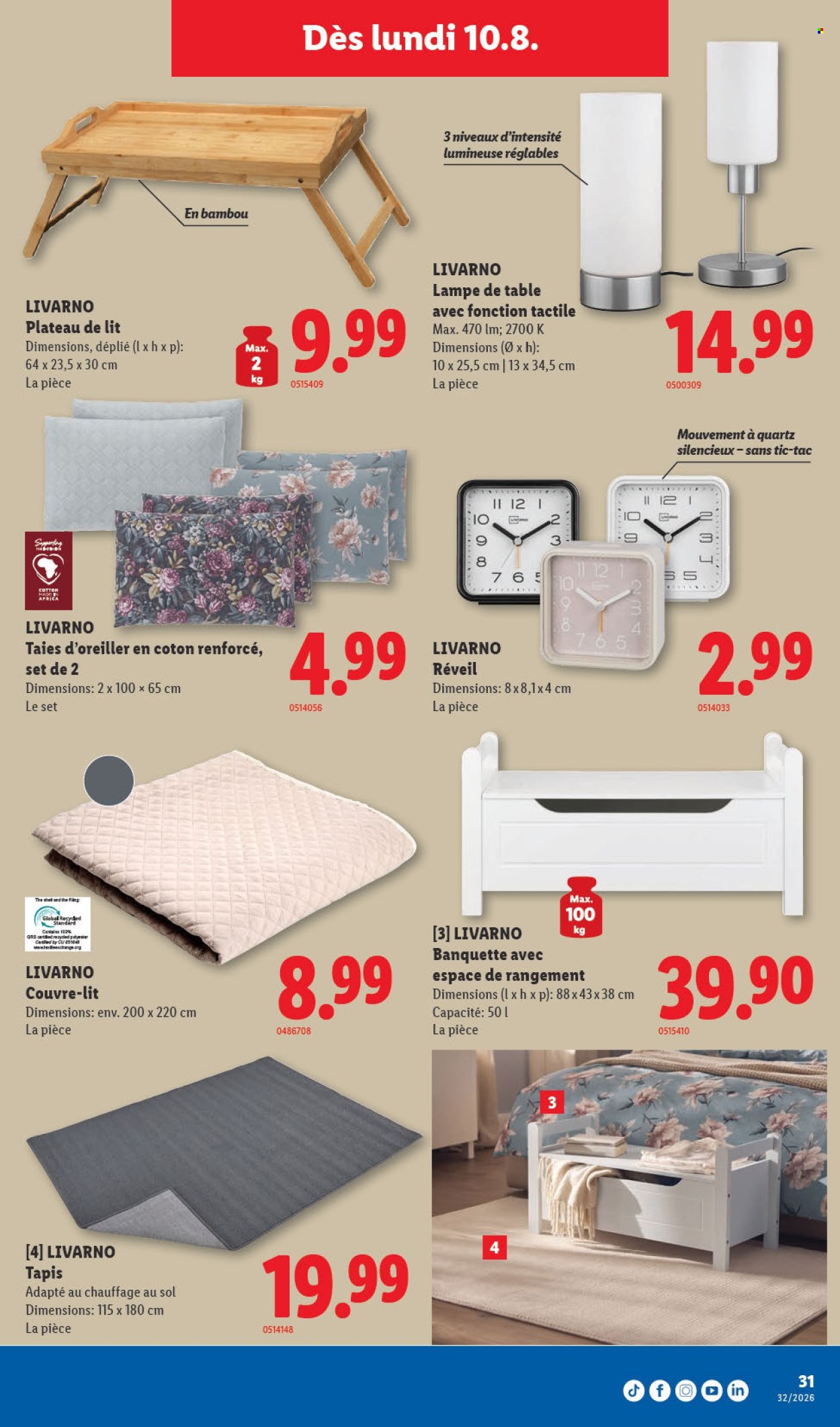 Catalogue Lidl - 6.8.2026 - 12.8.2026. Page 31. Page 31