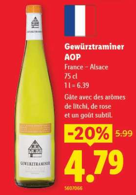 Gewürztraminer AOP