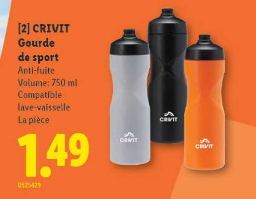 CRIVIT Gourde de sport