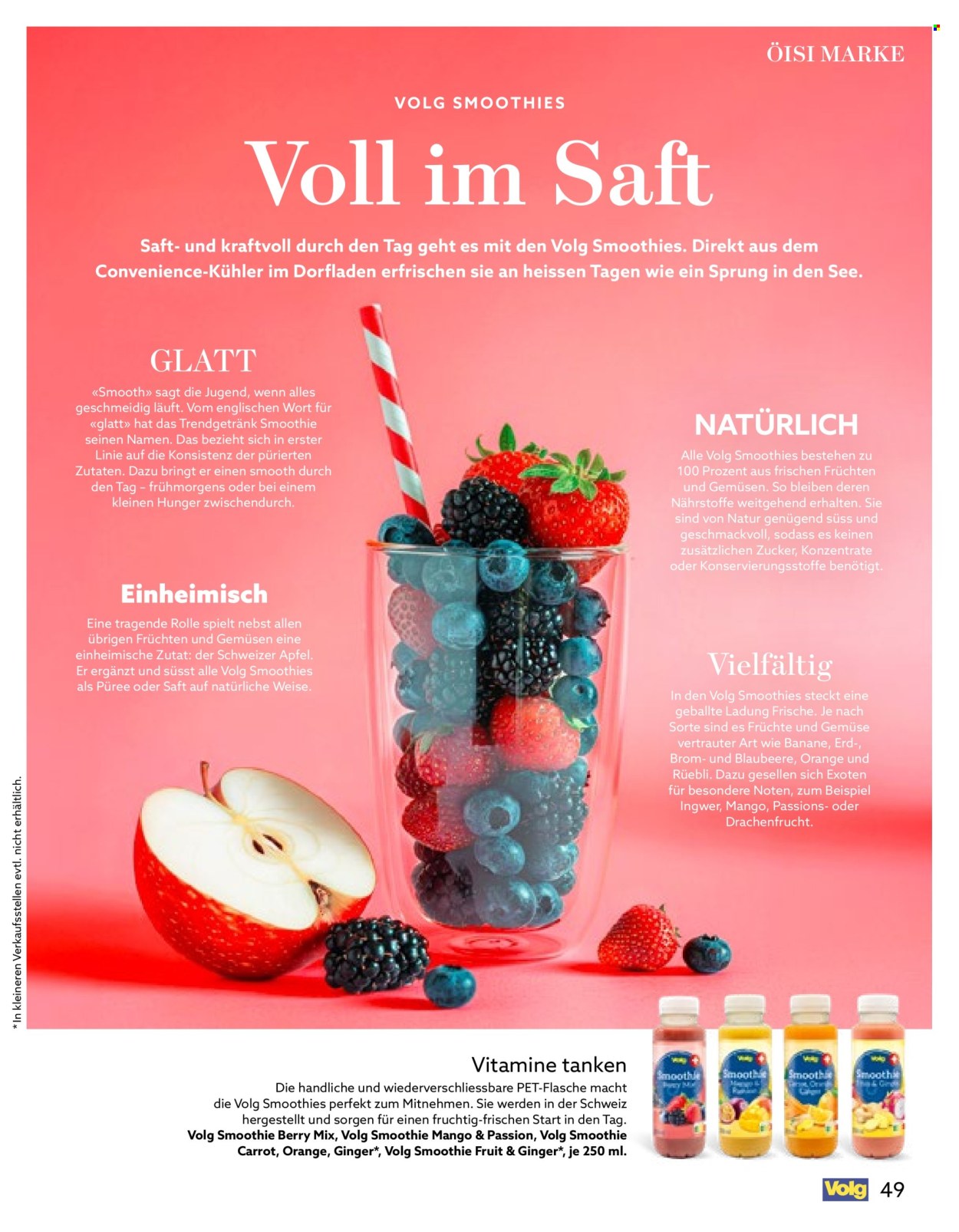 Catalogue Volg - 1.8.2026 - 31.8.2026. Page 49. Page 49