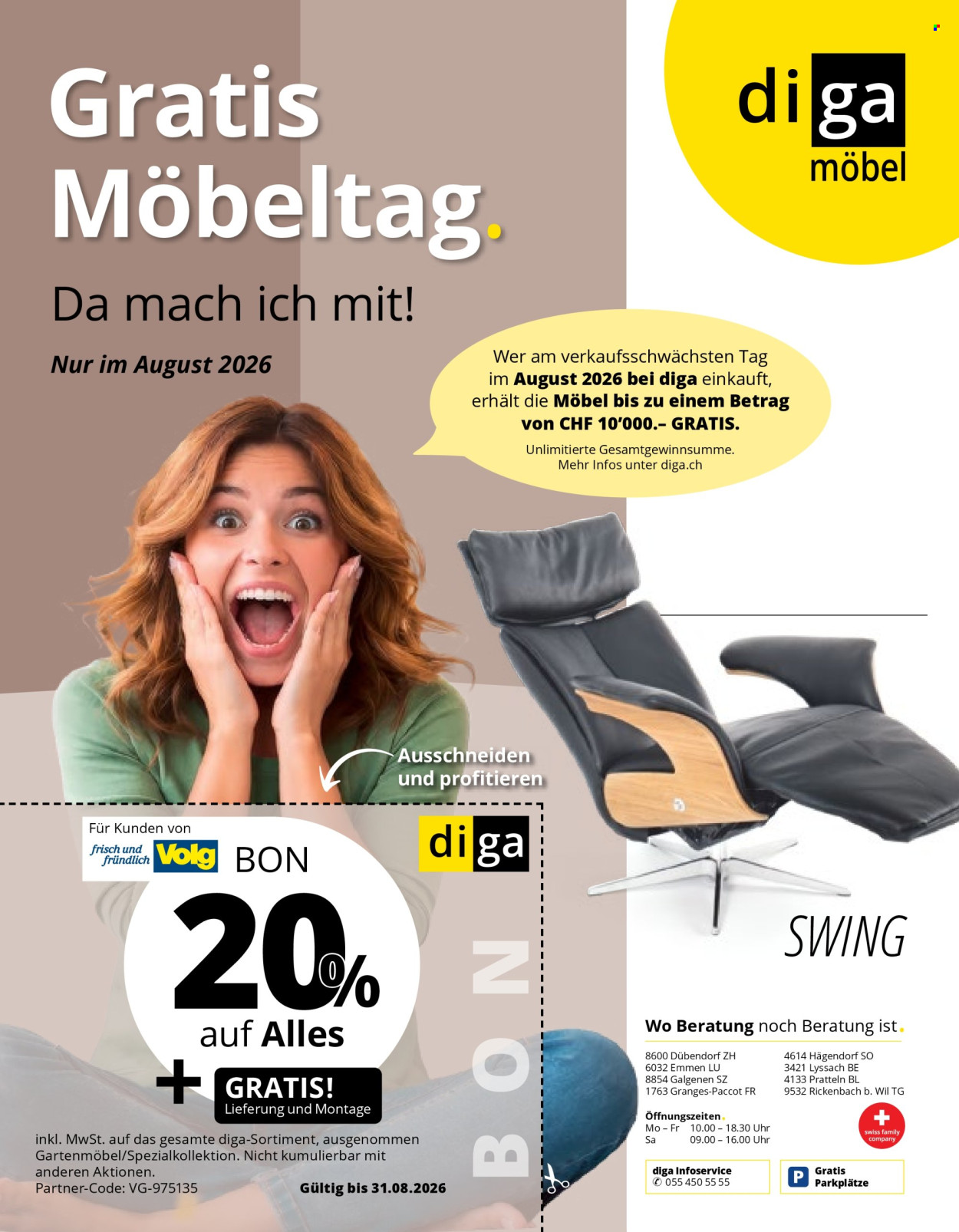 Catalogue Volg - 1.8.2026 - 31.8.2026. Page 58. Page 58