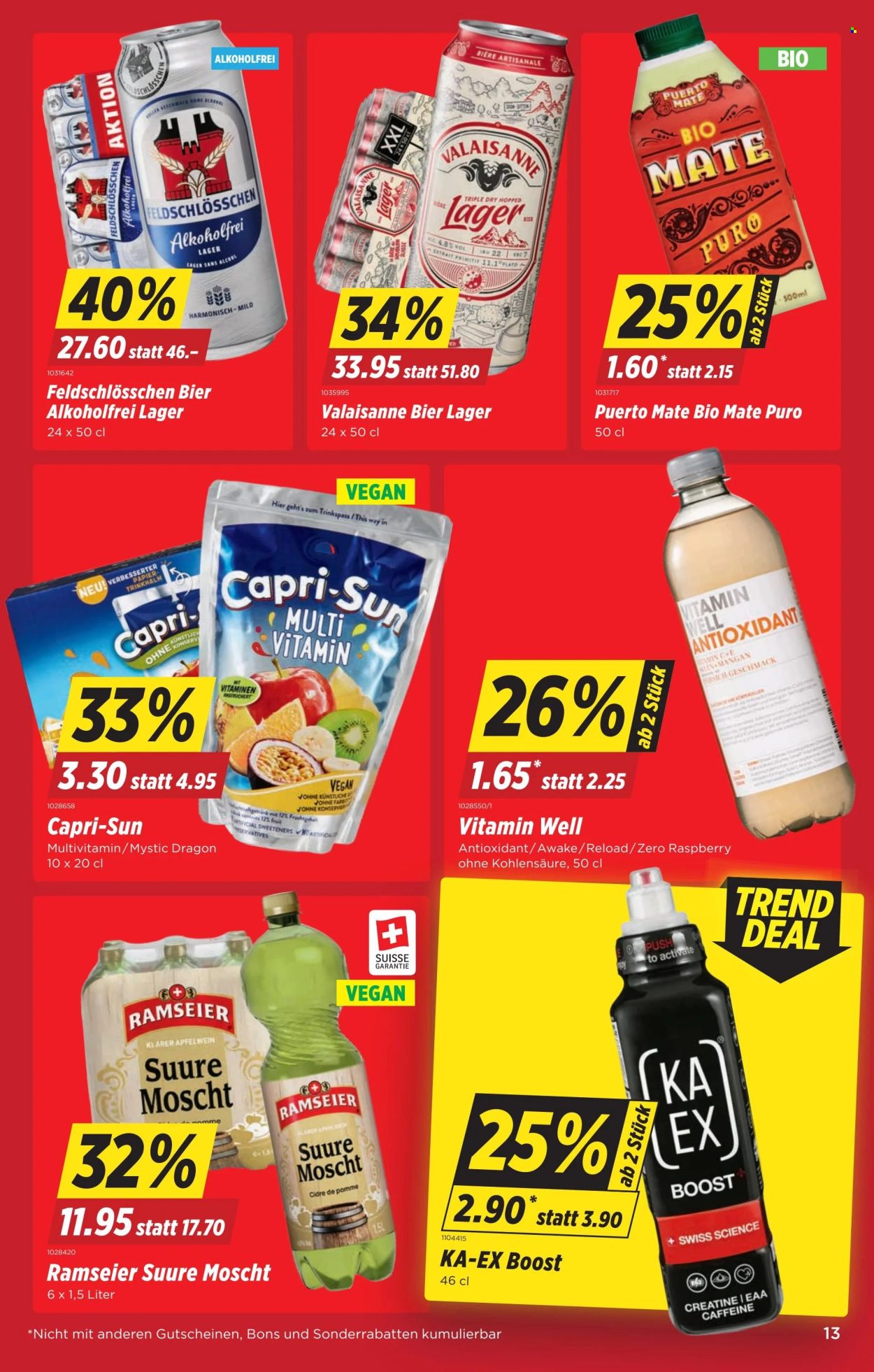 Catalogue Denner - 6.8.2026 - 12.8.2026. Page 13. Page 13