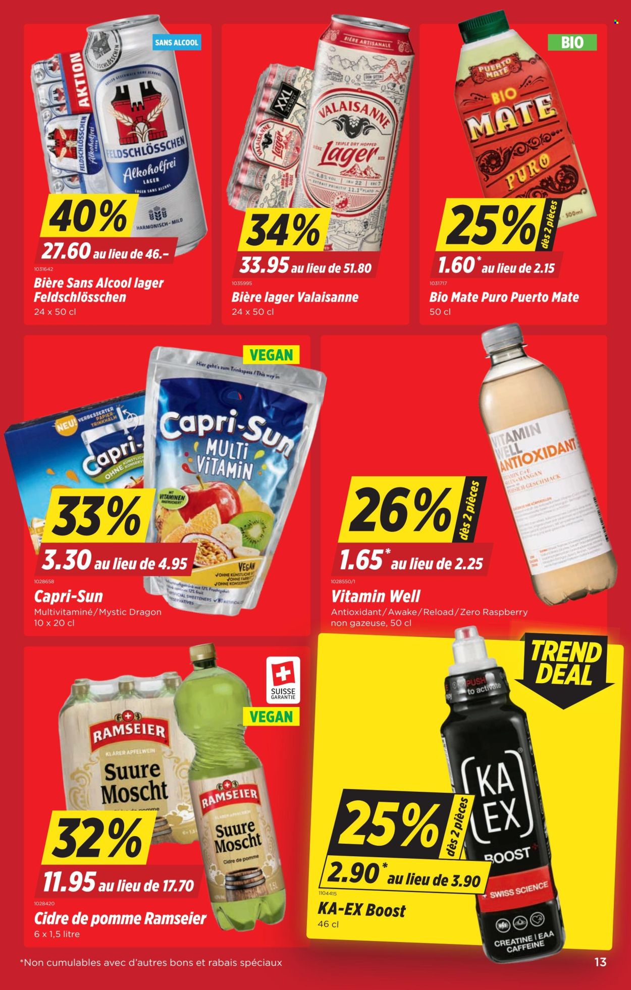 Catalogue Denner - 6.8.2026 - 12.8.2026. Page 13. Page 13