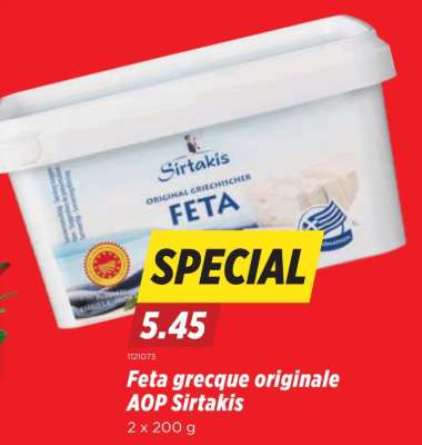 Feta grecque originale AOP Sirtakis