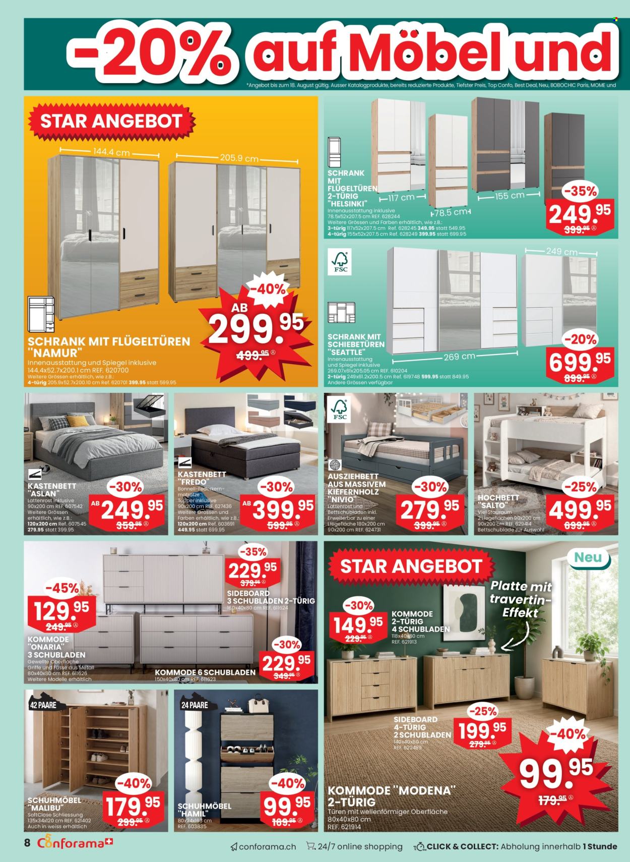 Catalogue Conforama - 5.8.2026 - 25.8.2026. Page 8. Page 8