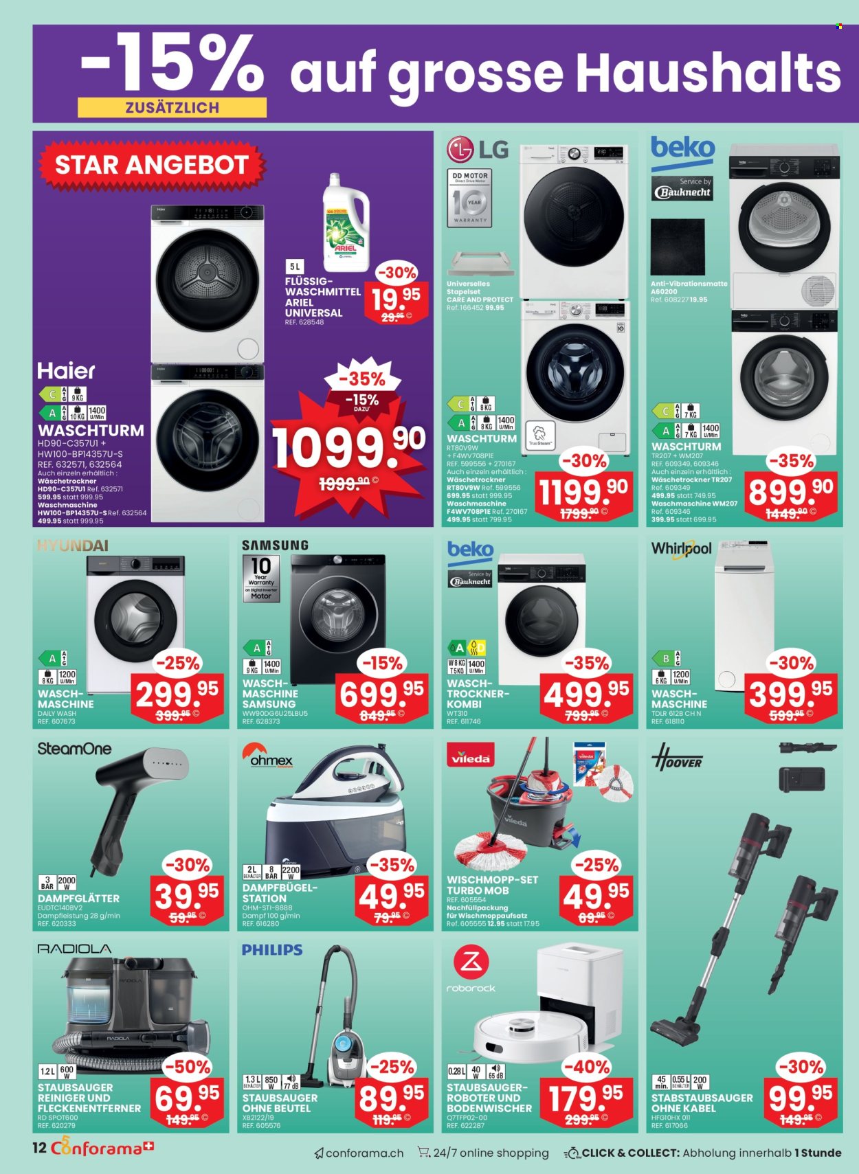 Catalogue Conforama - 5.8.2026 - 25.8.2026. Page 12. Page 12