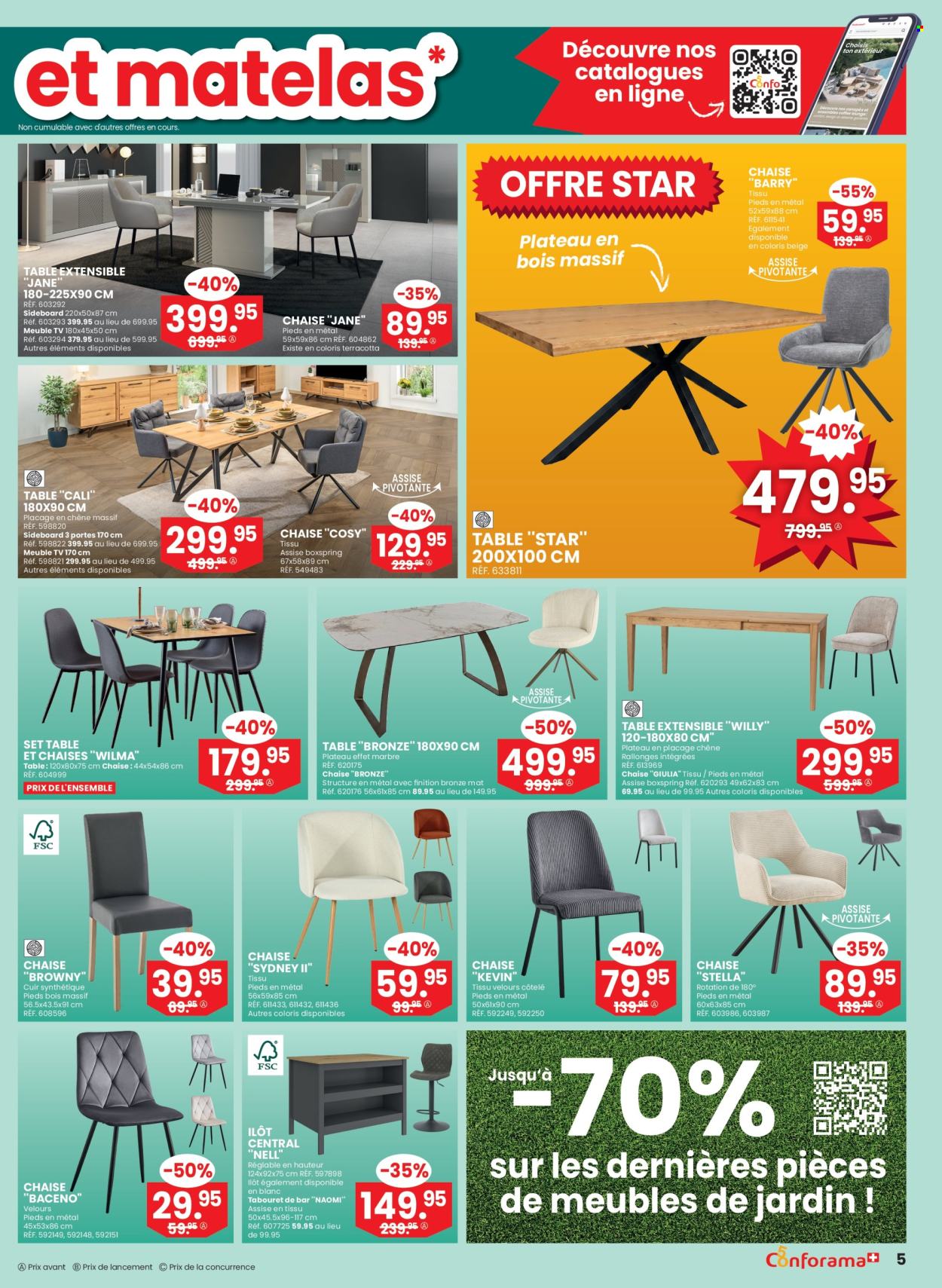 Catalogue Conforama - 5.8.2026 - 25.8.2026. Page 5. Page 5
