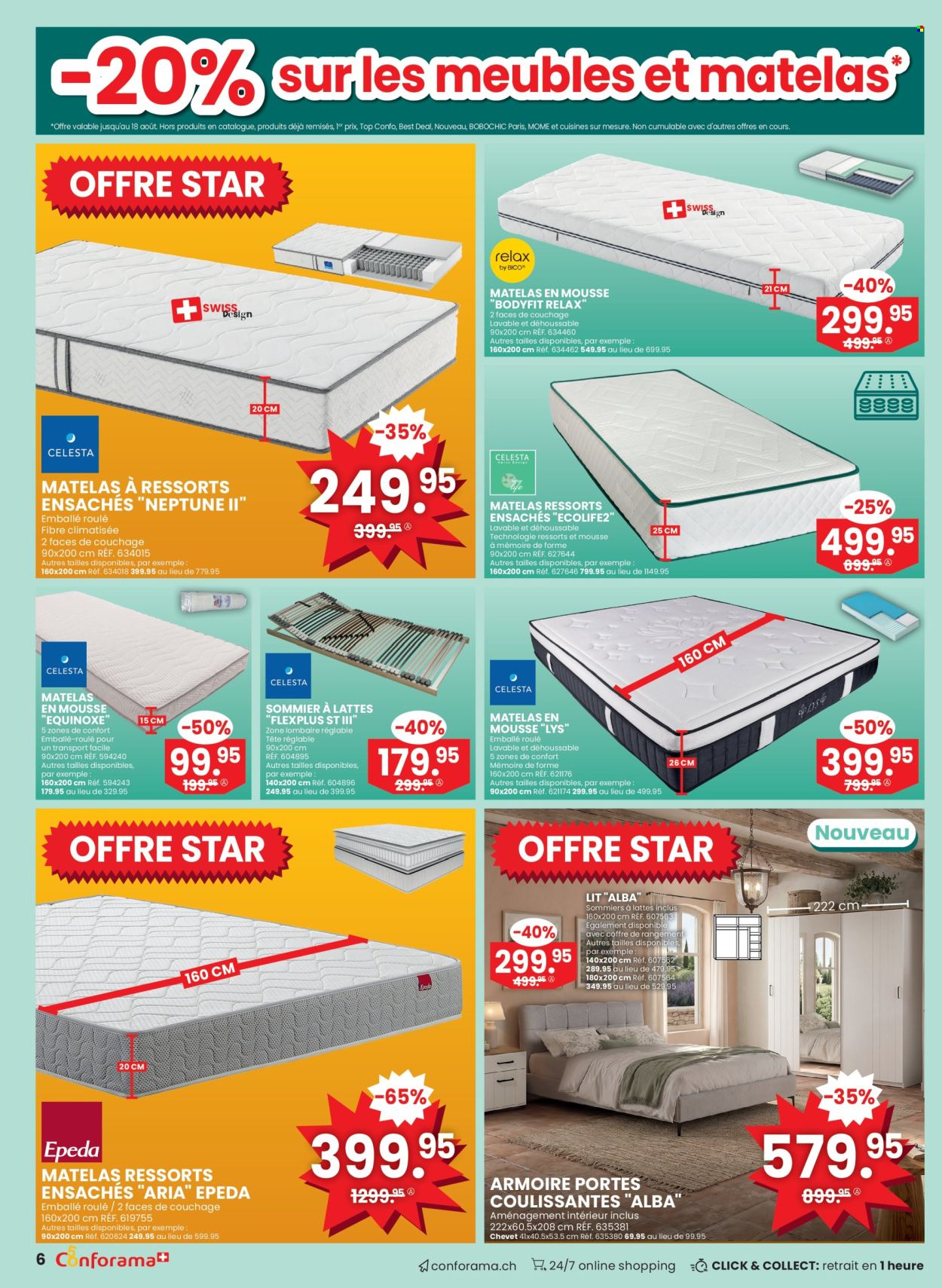 Catalogue Conforama - 5.8.2026 - 25.8.2026. Page 6. Page 6