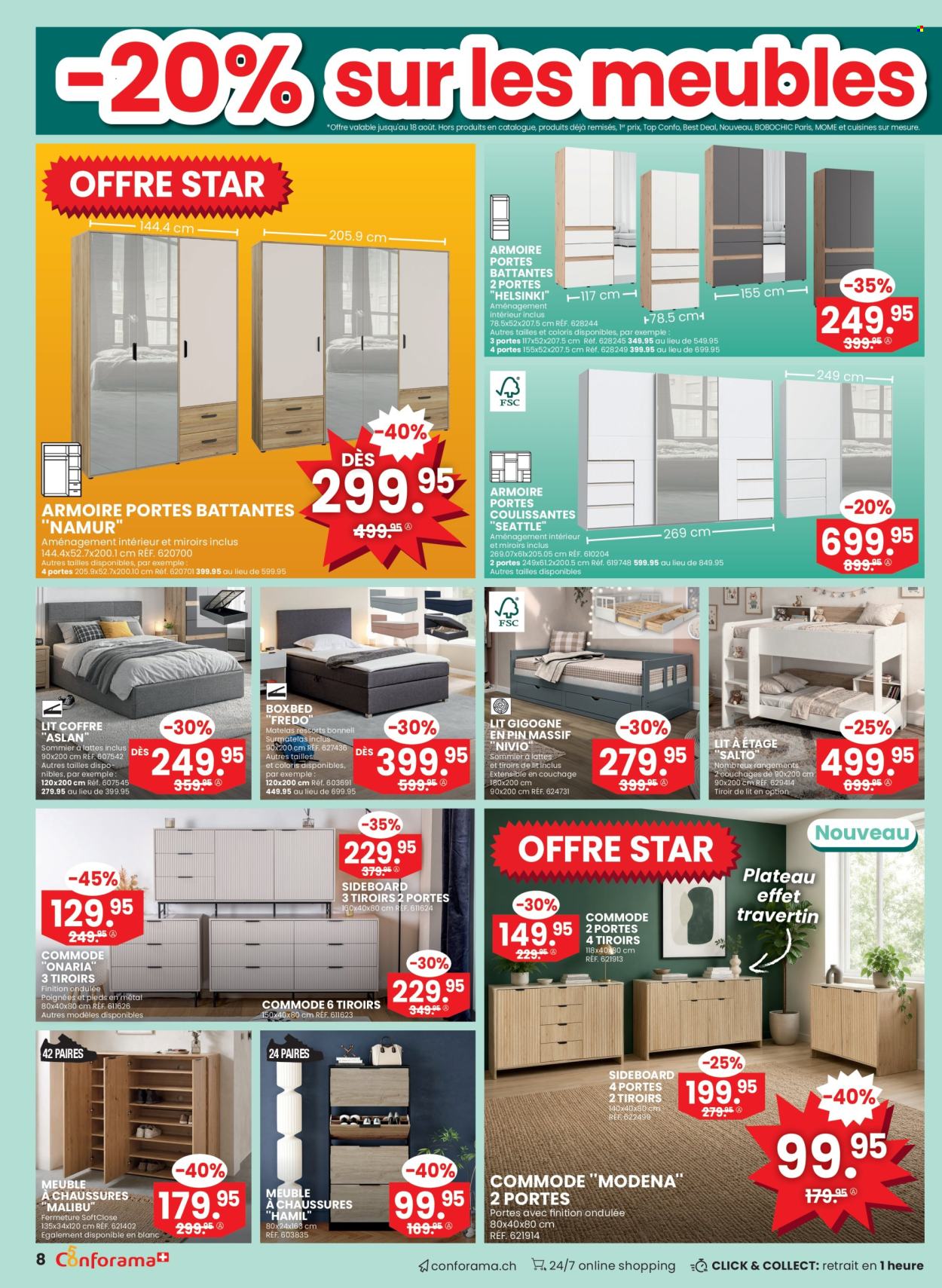 Catalogue Conforama - 5.8.2026 - 25.8.2026. Page 8. Page 8