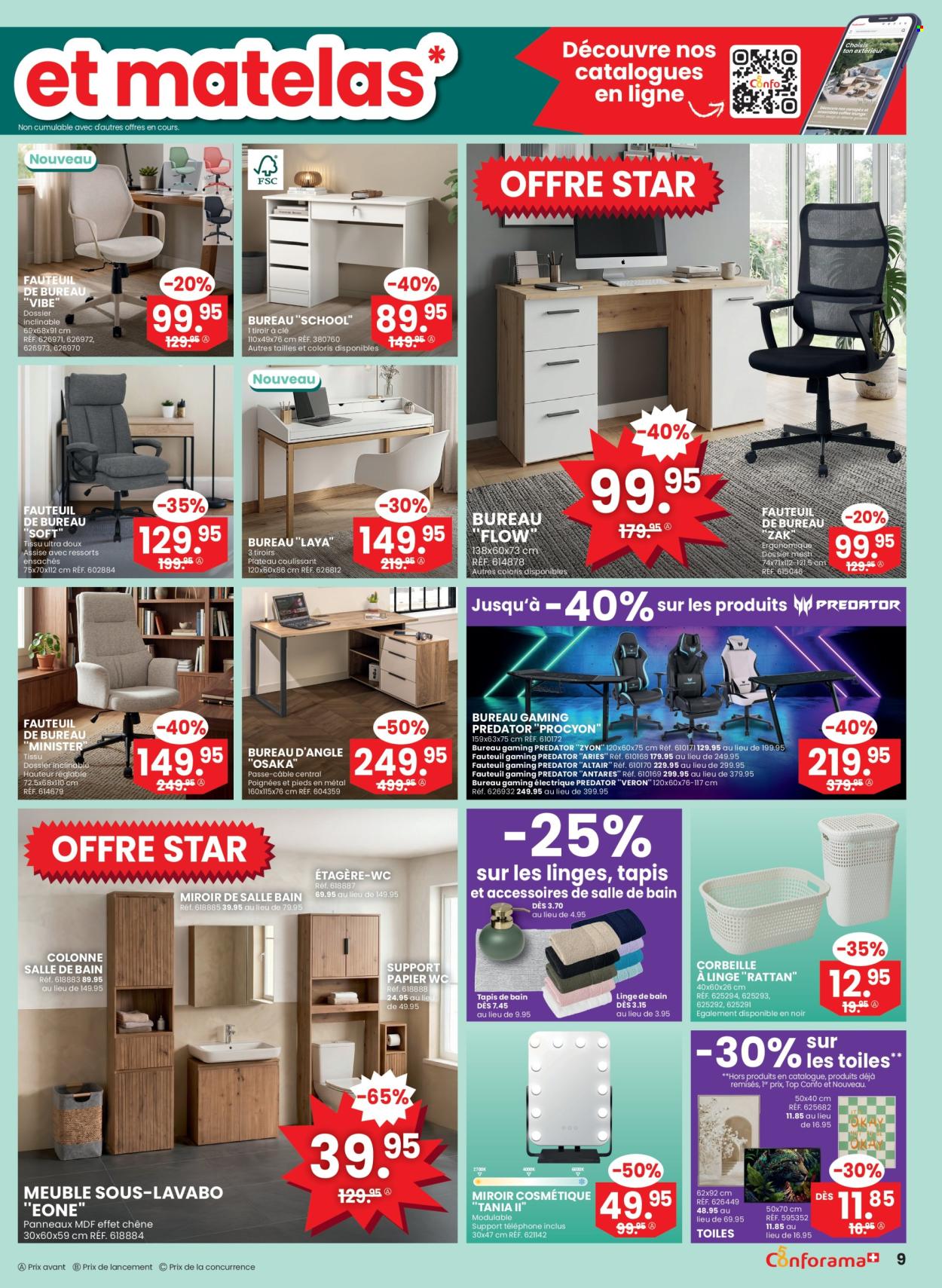 Catalogue Conforama - 5.8.2026 - 25.8.2026. Page 9. Page 9