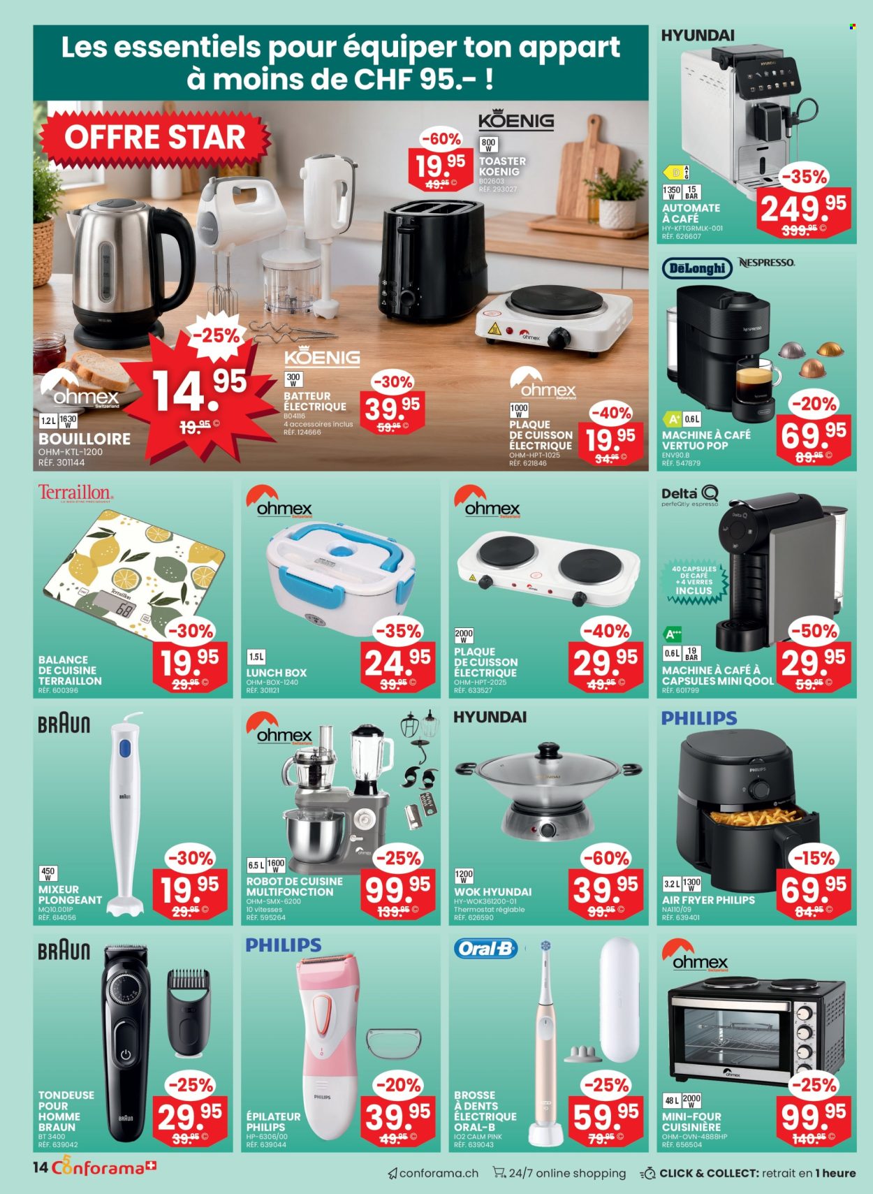 Catalogue Conforama - 5.8.2026 - 25.8.2026. Page 14. Page 14