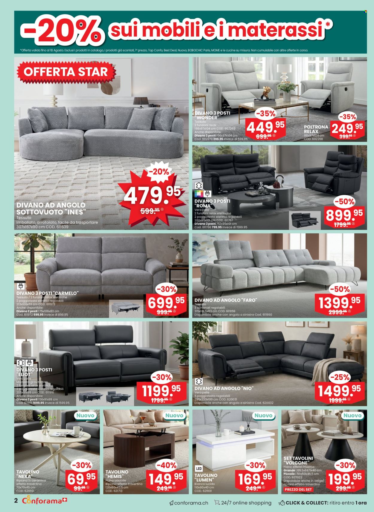 Catalogue Conforama - 5.8.2026 - 25.8.2026. Page 2. Page 2