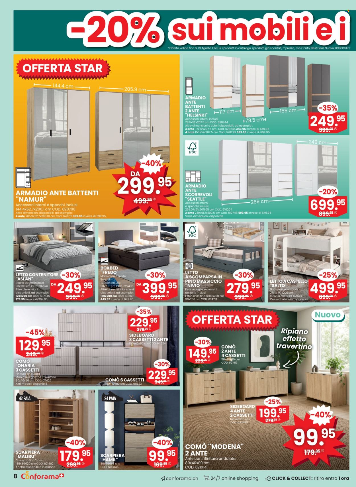 Catalogue Conforama - 5.8.2026 - 25.8.2026. Page 8. Page 8