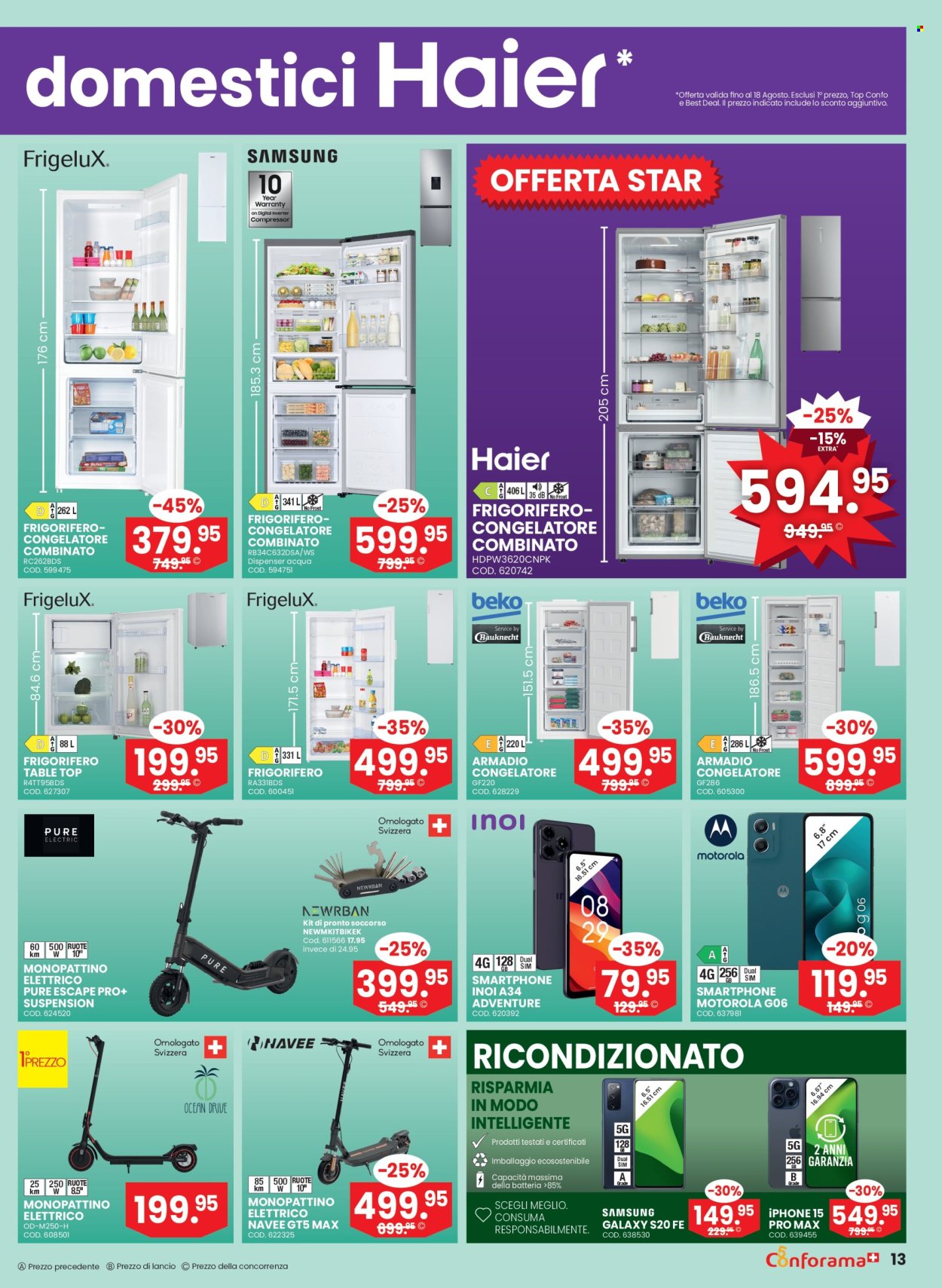 Catalogue Conforama - 5.8.2026 - 25.8.2026. Page 13. Page 13