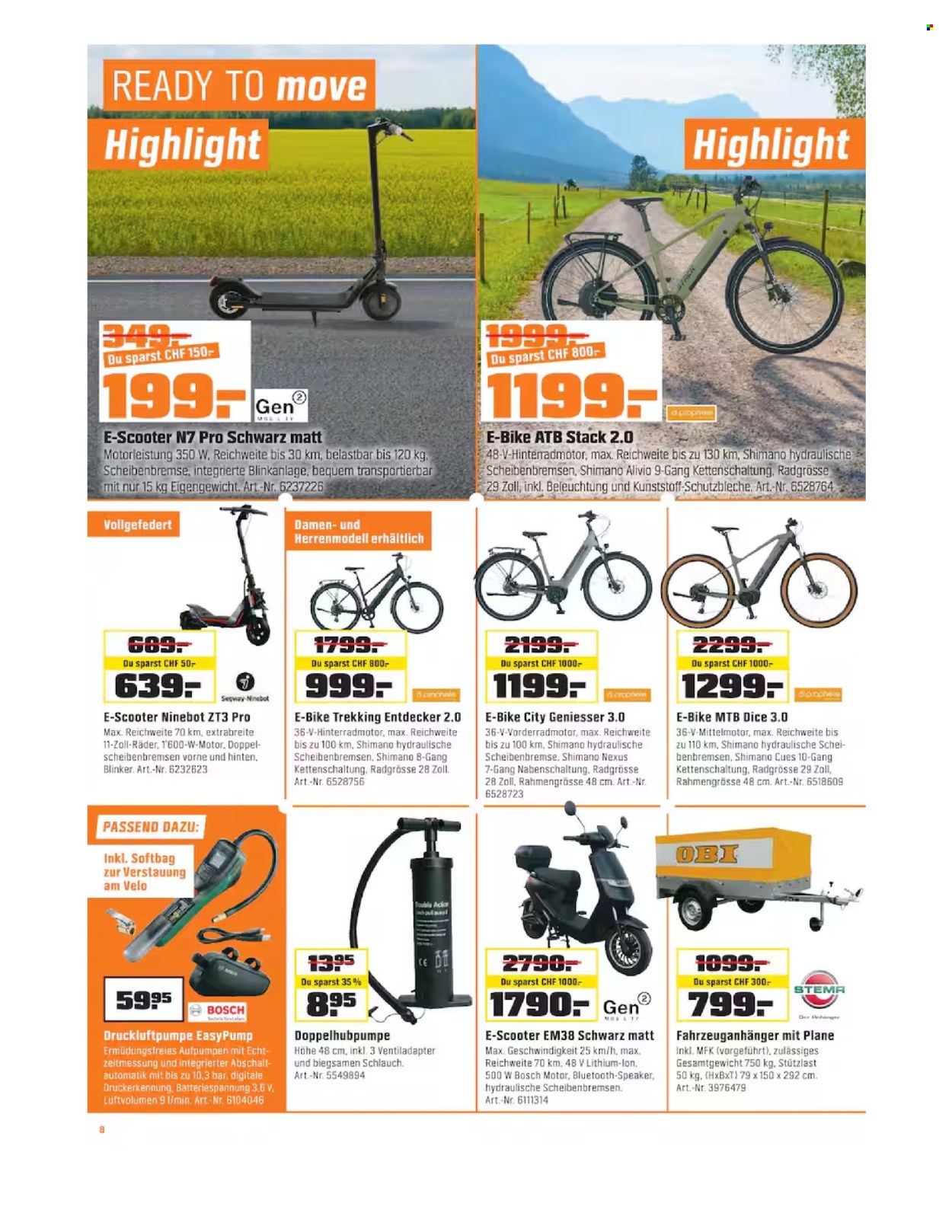Catalogue OBI - 5.8.2026 - 30.8.2026. Page 8. Page 8