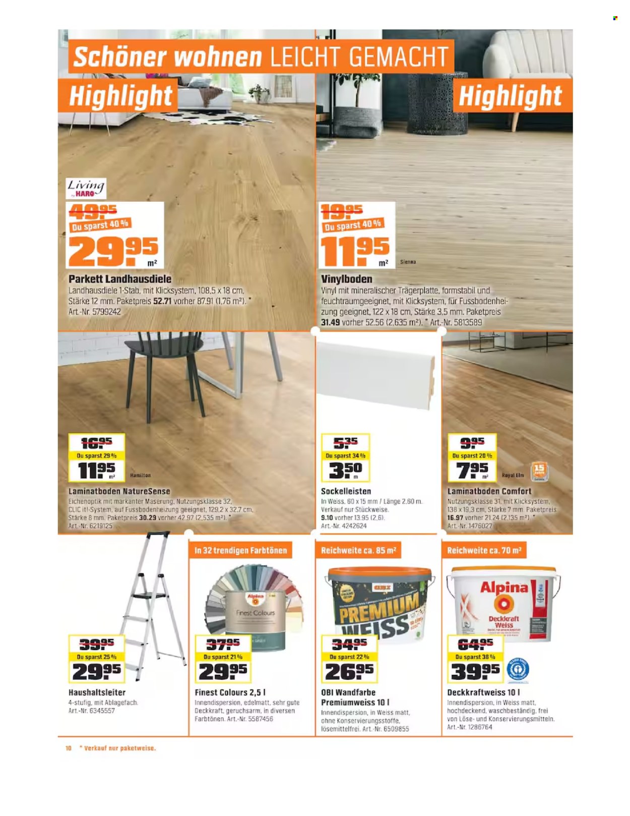 Catalogue OBI - 5.8.2026 - 30.8.2026. Page 10. Page 10