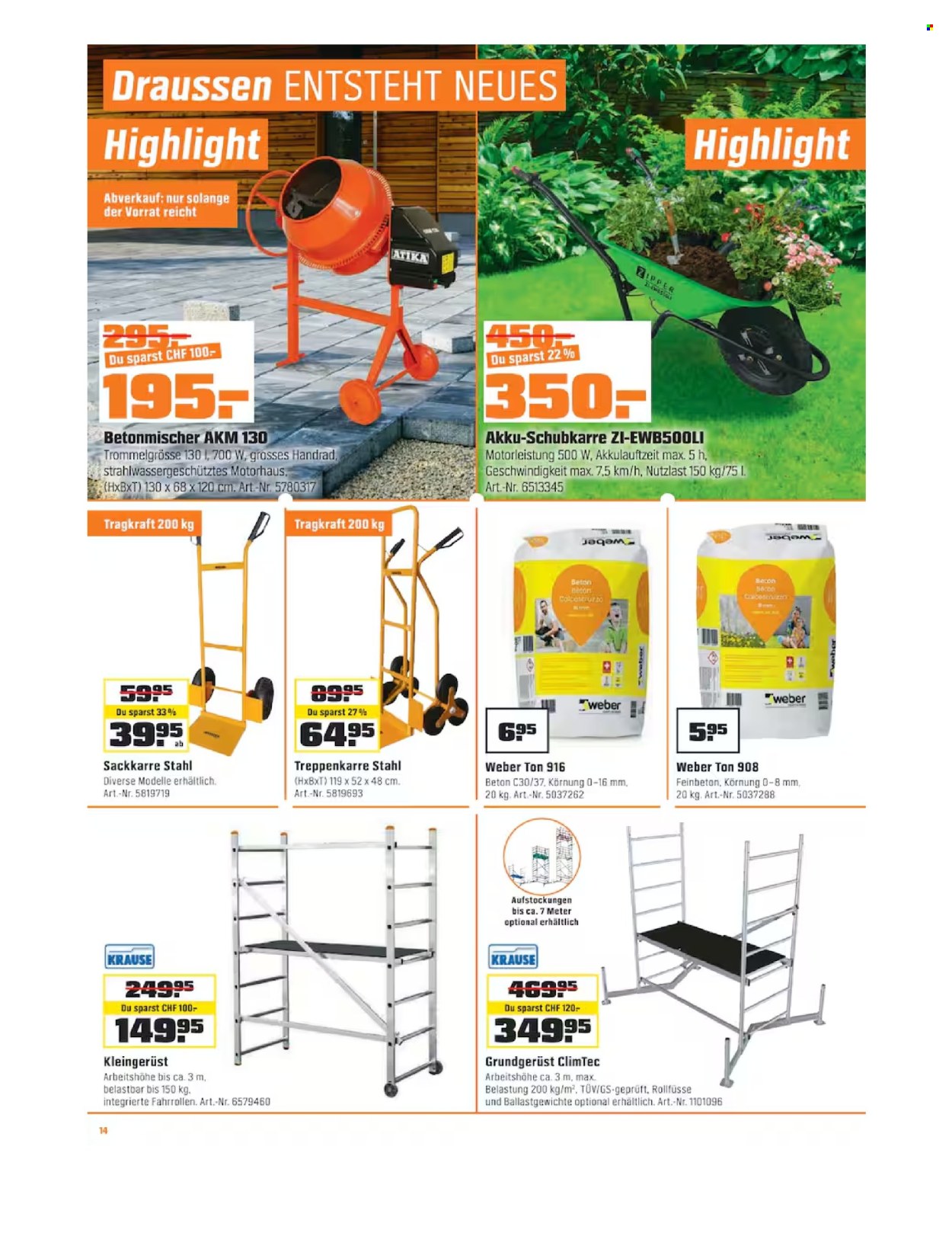 Catalogue OBI - 5.8.2026 - 30.8.2026. Page 14. Page 14