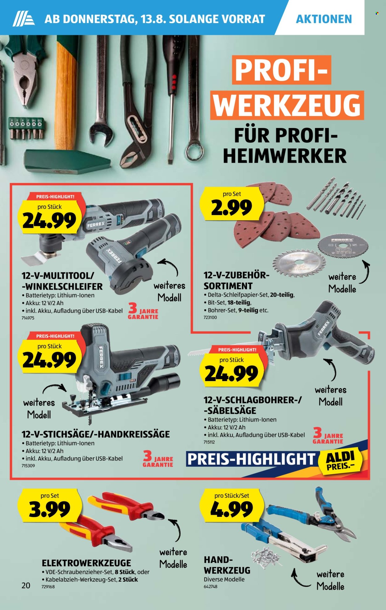 Catalogue Aldi - 13.8.2026 - 19.8.2026. Page 20. Page 20