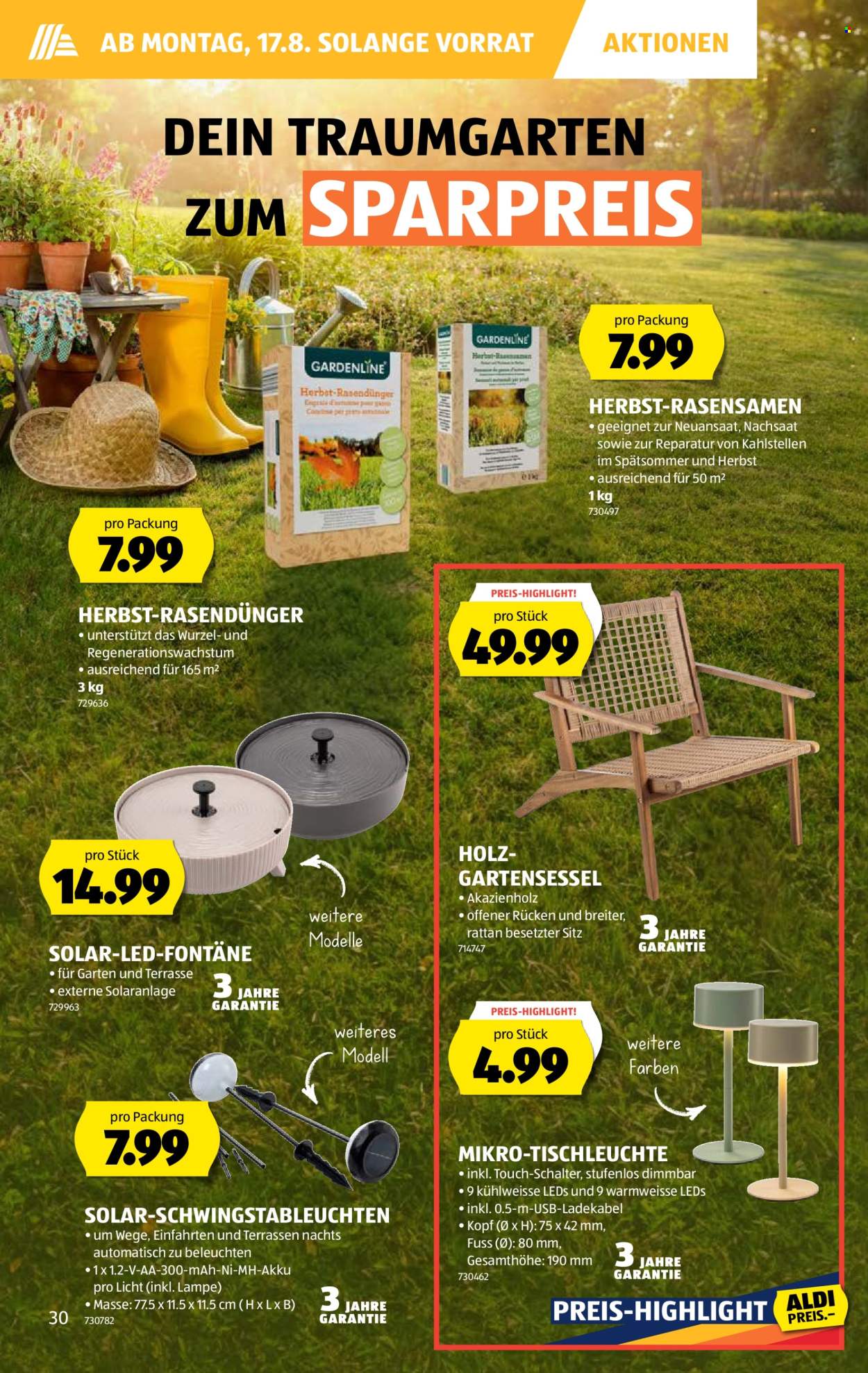Catalogue Aldi - 13.8.2026 - 19.8.2026. Page 30. Page 30