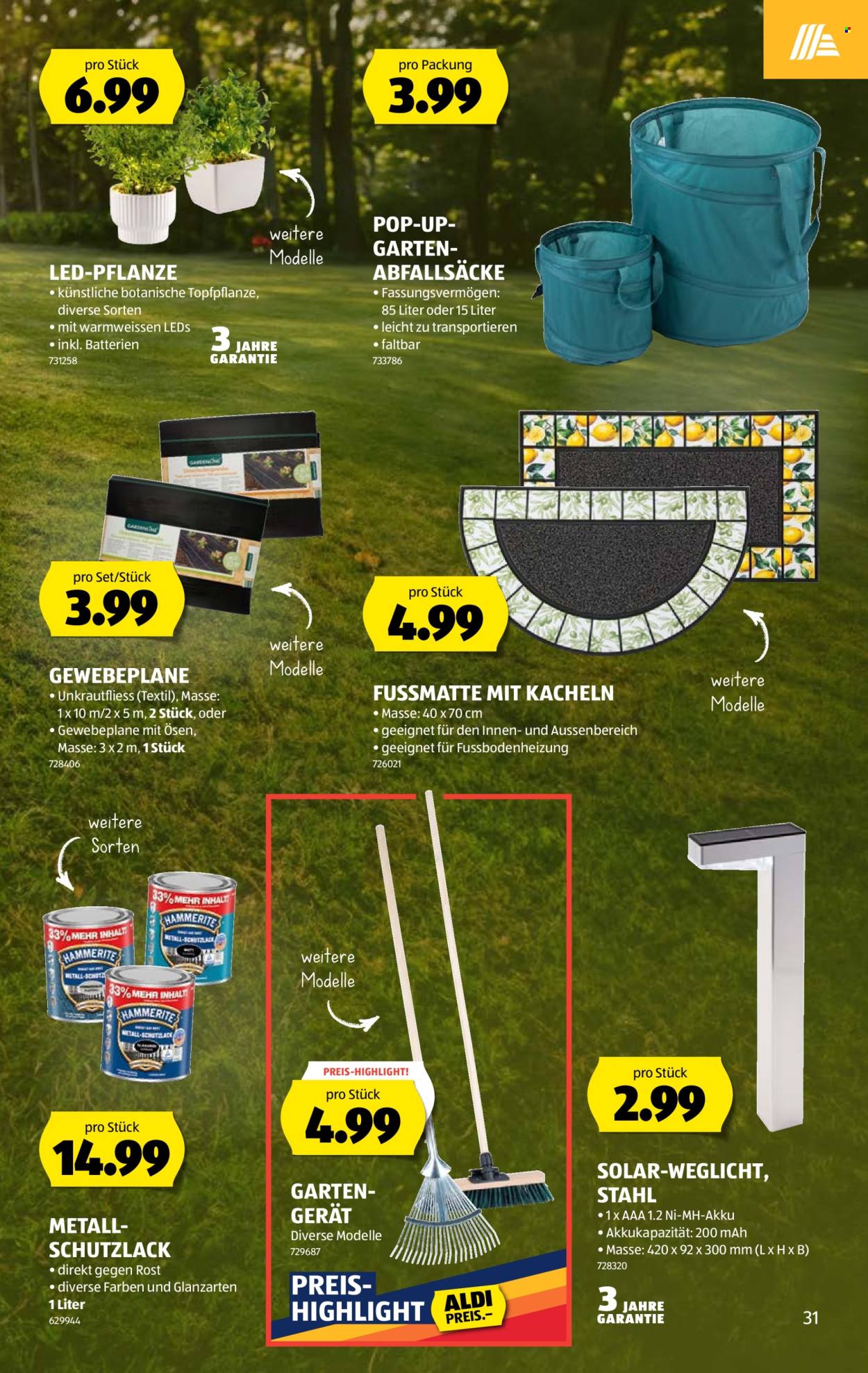 Catalogue Aldi - 13.8.2026 - 19.8.2026. Page 31. Page 31