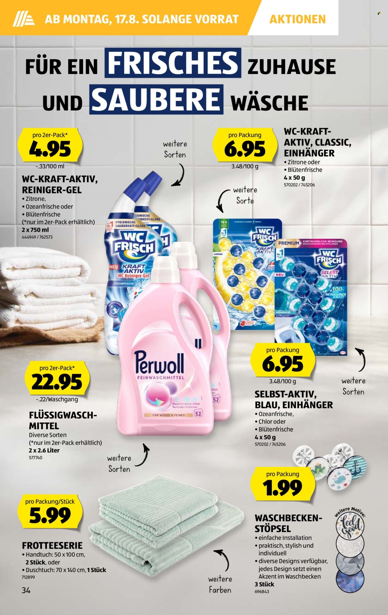 Catalogue Aldi - 13.8.2026 - 19.8.2026. Page 34. Page 34