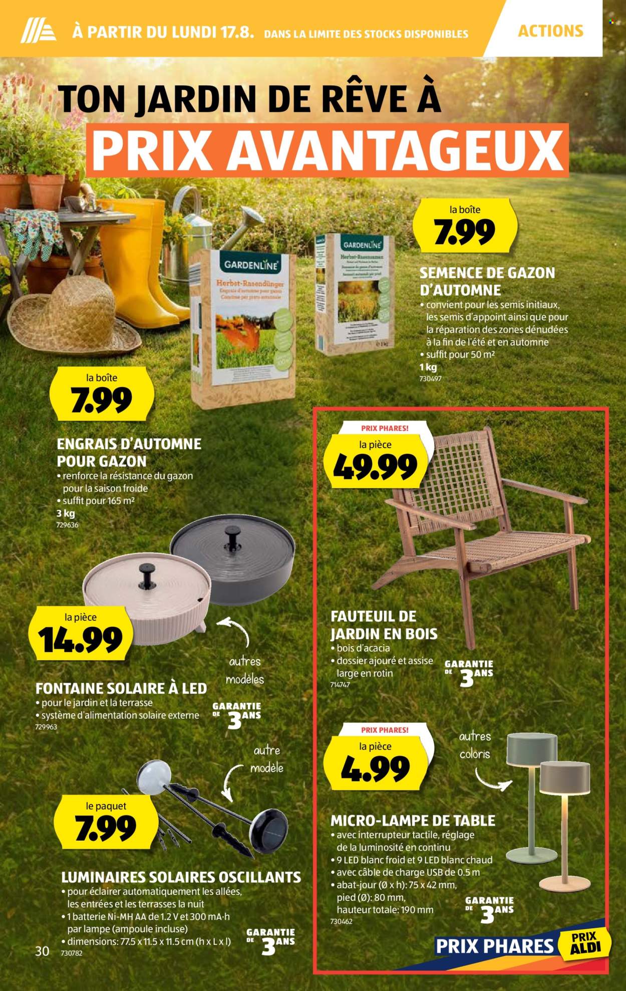 Catalogue Aldi - 13.8.2026 - 19.8.2026. Page 30. Page 30