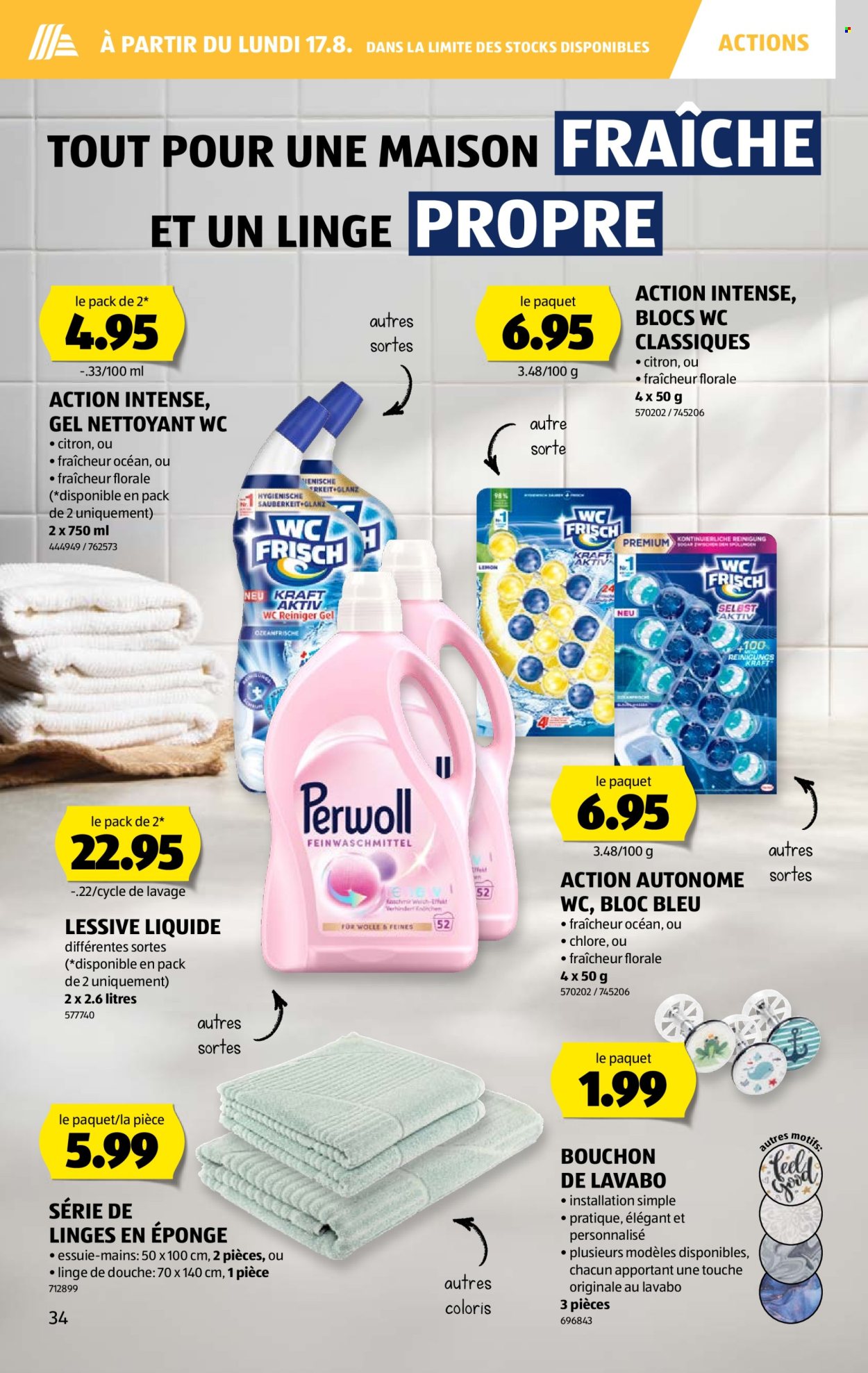 Catalogue Aldi - 13.8.2026 - 19.8.2026. Page 34. Page 34