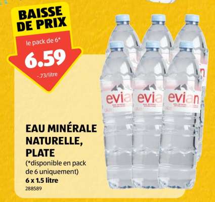 Eau Minérale Naturelle, Plate