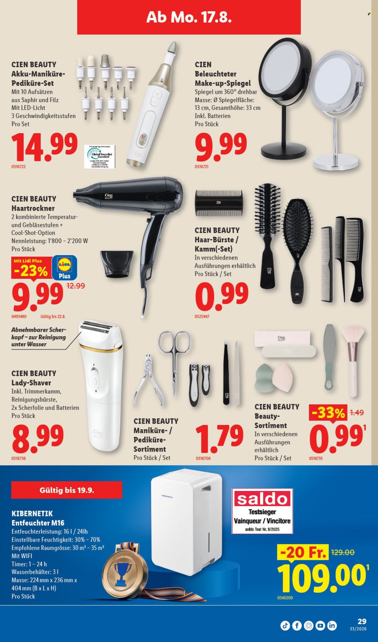 Catalogue Lidl - 13.8.2026 - 19.8.2026. Page 33. Page 33