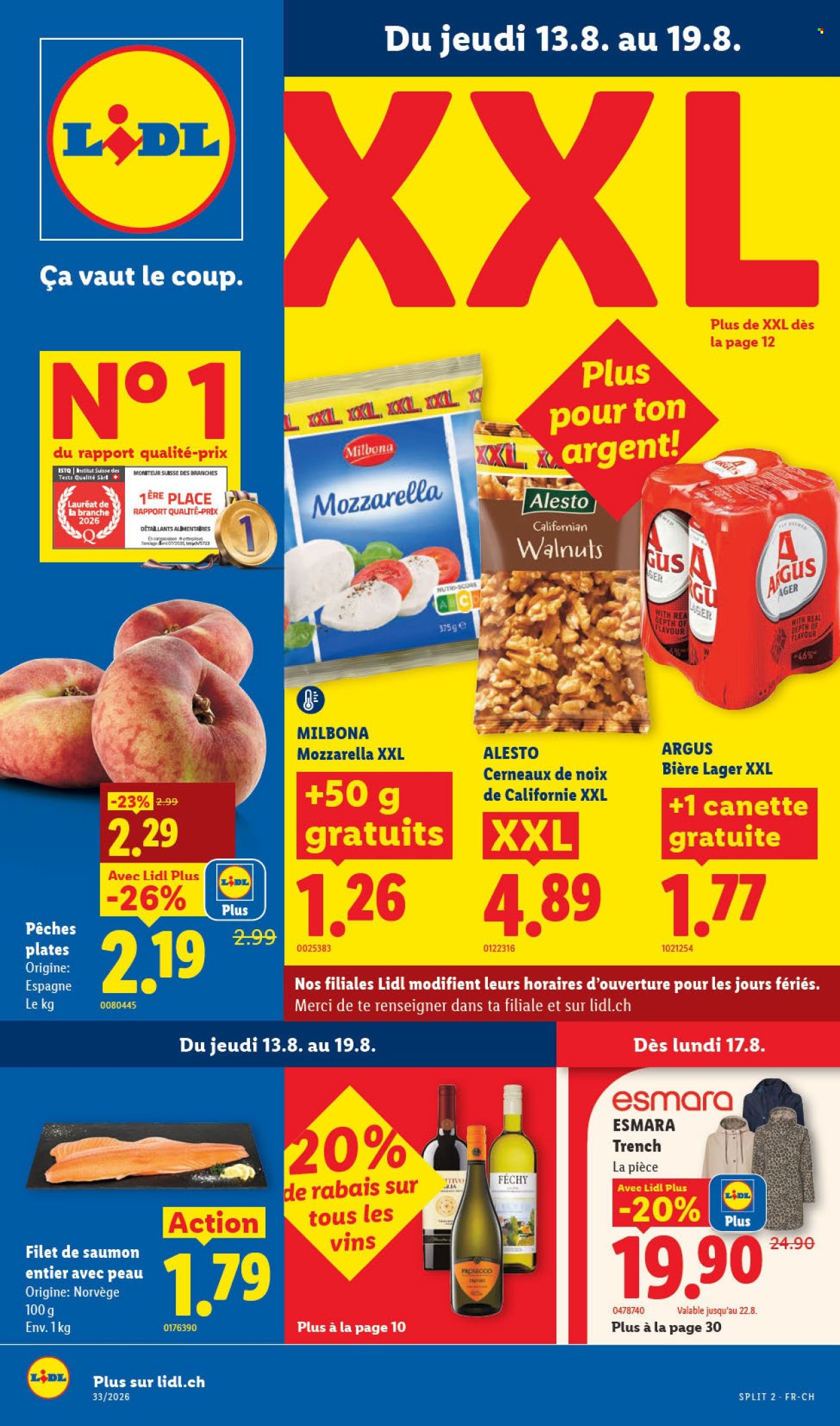 Catalogue Lidl - 13.8.2026 - 19.8.2026. Page 1. Page 1