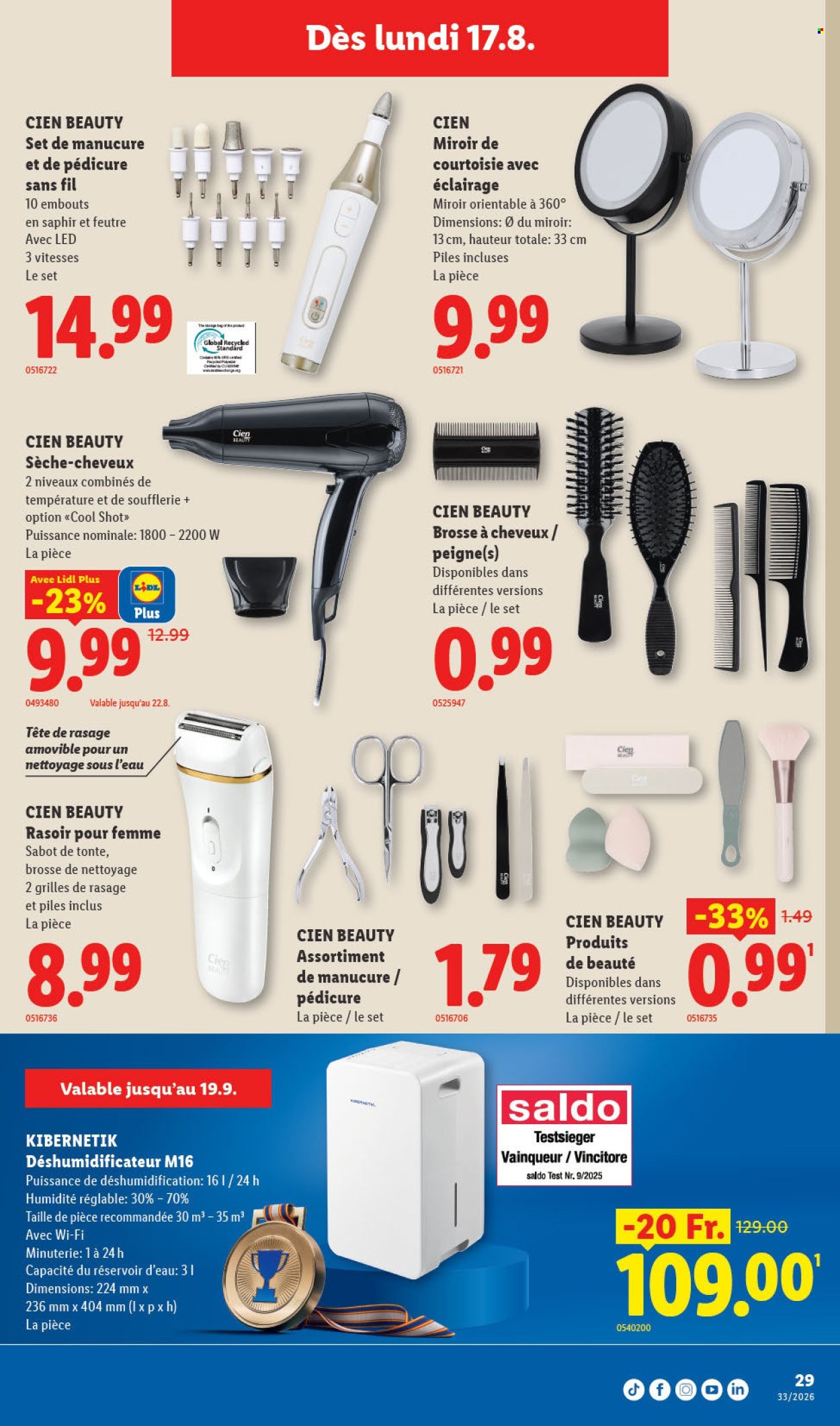Catalogue Lidl - 13.8.2026 - 19.8.2026. Page 33. Page 33