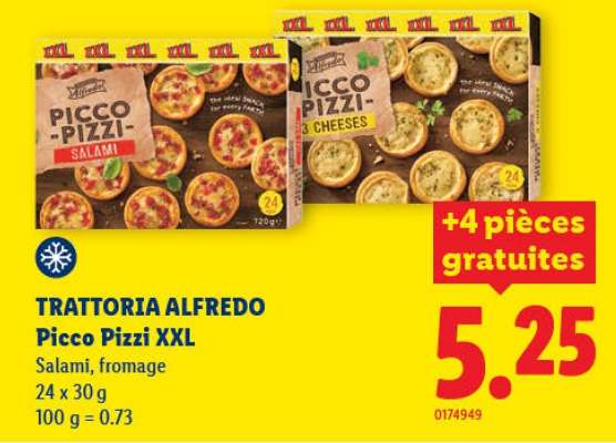 TRATTORIA ALFREDO Picco Pizzi XXL