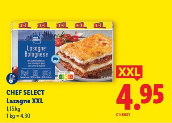 CHEF SELECT Lasagne XXL
