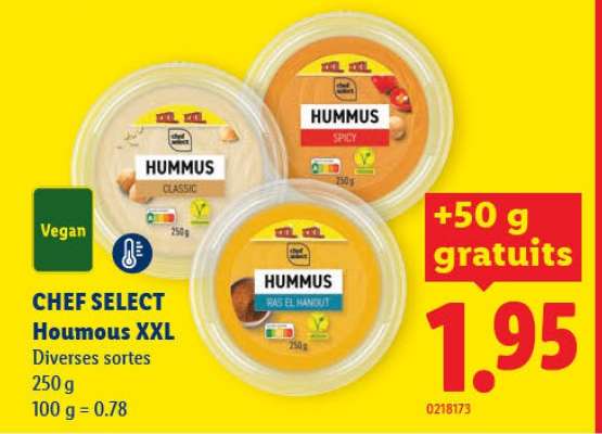 CHEF SELECT Houmous XXL