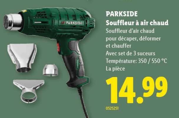 PARKSIDE Souffleur à air chaud