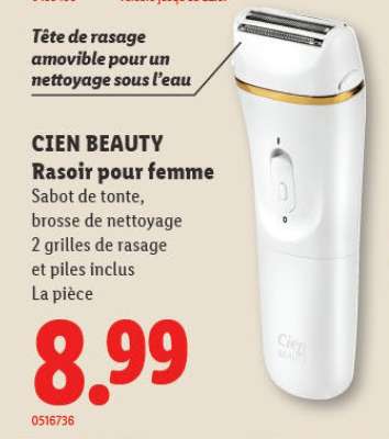 CIEN BEAUTY Rasoir pour femme