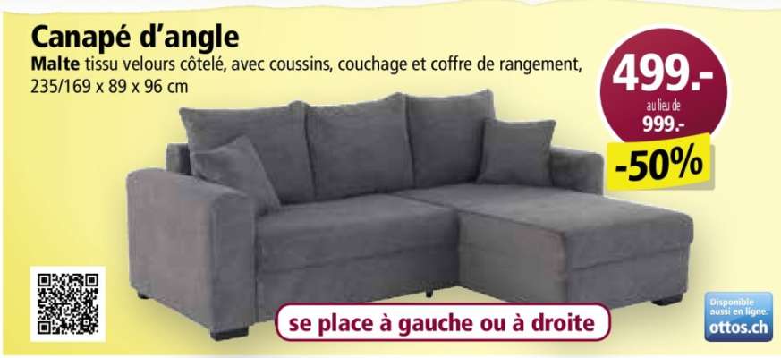 Canapé d'angle