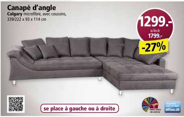 Canapé d'angle