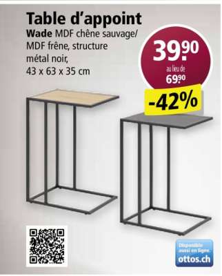 Table d’appoint