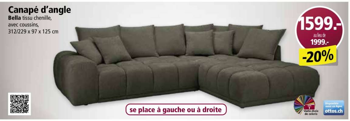 Canapé d'angle