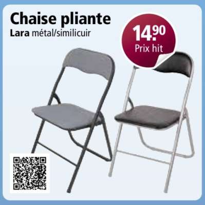 Chaise pliante
