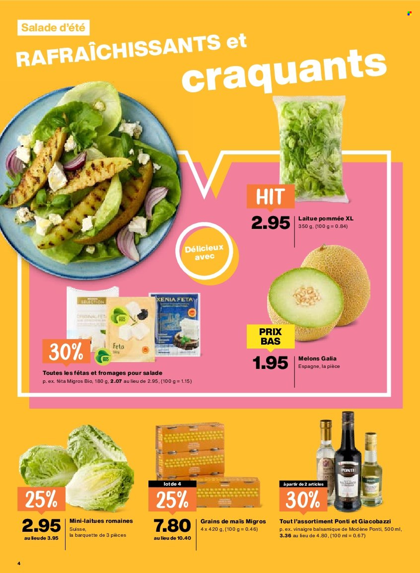 Catalogue Migros - 13.8.2026 - 19.8.2026. Page 4. Page 4