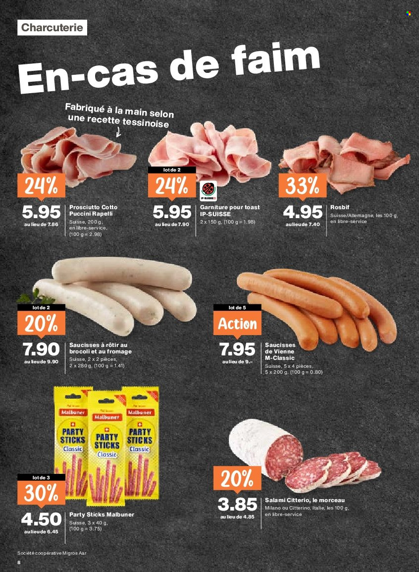 Catalogue Migros - 13.8.2026 - 19.8.2026. Page 8. Page 8