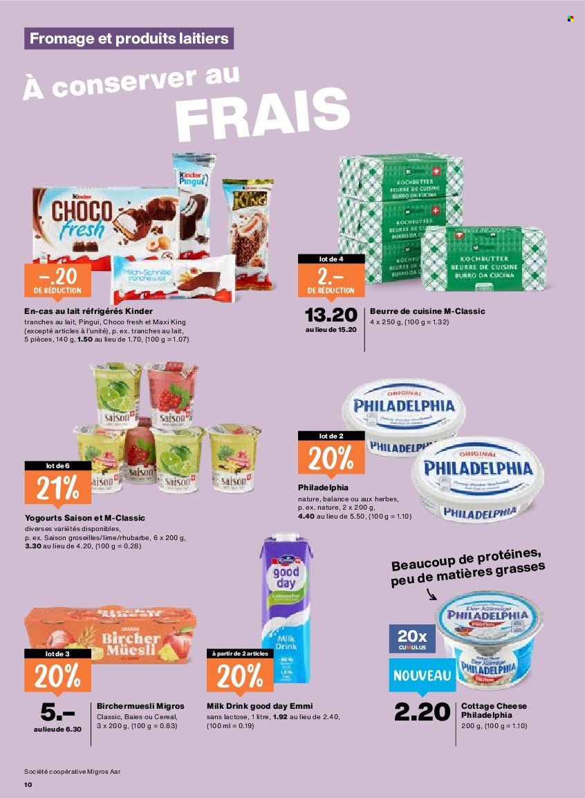 Catalogue Migros - 13.8.2026 - 19.8.2026. Page 10. Page 10
